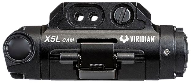 Picture of Viridian 990-0019 X5l Gen 3 Tactical Light, Laser & Hd Camera 500 Lumens Led With Green Laser & 1080P Camera With Microphone Instant-On Technology Black Aluminum/Polymer Housing 