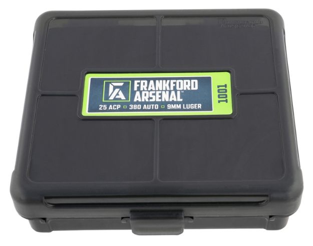 Picture of Frankford Arsenal Hinge-Top 9Mm Luger, 380 Acp, 25 Acp Black Polymer 100Rd 