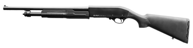 Picture of Akkar Churchill 620 Home Defense 20 Gauge 18.50" Barrel 3" 5+1, Black Aluminum Barrel, Synthetic Stock & Forend, Fixed Front Sight 