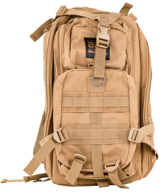Picture of Bulldog Bdt Tactical Backpack Compact Style With Tan Finish, 2 Main & Accessory Compartments, Hydration Bladder Compartment & Molle, Alice Compatible 18" H X 10" W X 10" D 