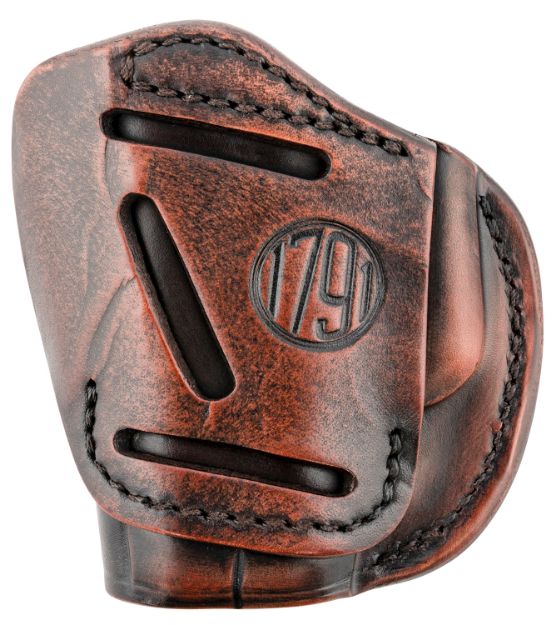 Picture of 1791 Gunleather 4-Way Iwb/Owb Size 02 Vintage Leather Belt Clip Fits S&W M&P Bodyguard Right Hand 