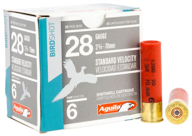 Picture of Aguila Birdshot Standard Velocity 28 Gauge 2.75" 1 Oz 6 Shot 25 Per Box/ 20 Cs 