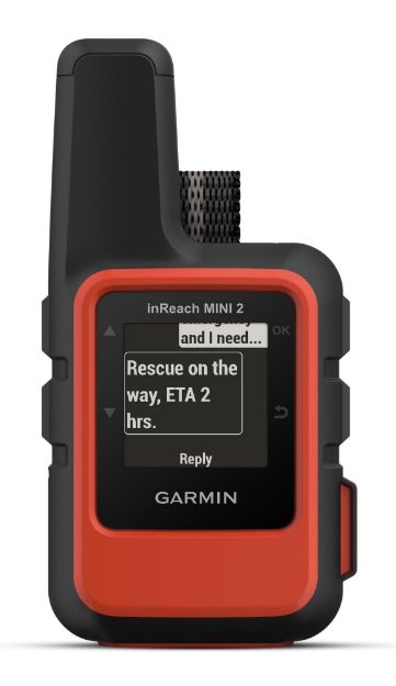 Picture of Garmin 010-02602-00 Inreach Mini 2 Satcom Communication/Sos/Maps Black/Red Internal Rechargeable Lithium Battery Bluetooth/Ant+ Gps Yes 
