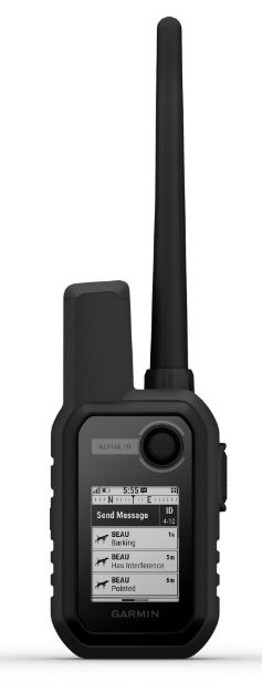 Picture of Garmin Alpha 10 Dog Tracker/Trainer 10 Handheld Internal Rechargeable Li-Ion Battery Bluetooth/Ant+ Gps Yes 