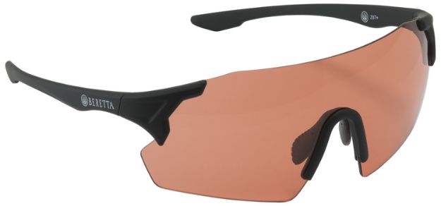 Picture of Beretta Usa Challenge Evo Glasses Orange Lens Black Frame 