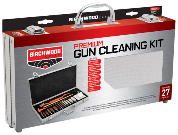 Picture of Birchwood Casey Premium Cleaning Kit Multi-Caliber/27 Pieces Silver 