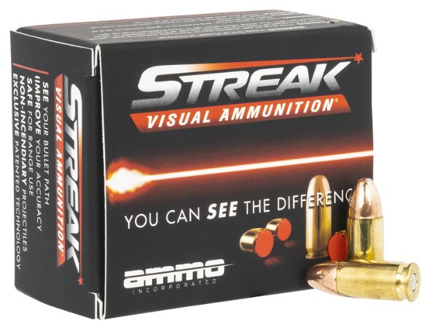 Picture of Ammo Inc Streak Visual (Red) Self Defense 9Mm Luger 115 Gr Total Metal Case (Tmc) 20 Per Box/ 10 Cs 