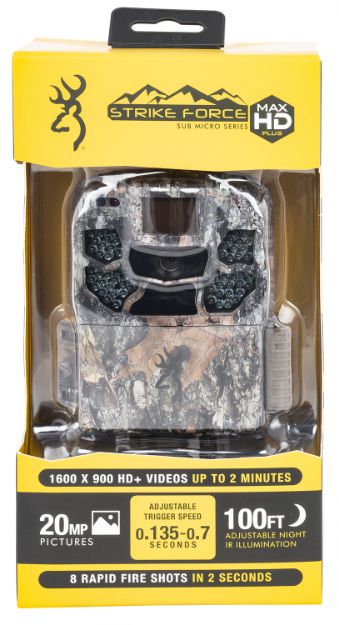 Picture of Browning Trail Cameras Strike Force Max Hd Plus Camo 20Mp Resolution Sd Card Slot/Up To 512Gb Memory 