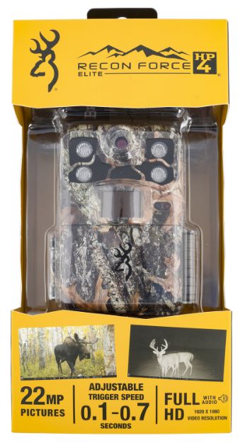 Picture of Browning Trail Cameras Recon Force Elite Hp4 2" Color Display 22Mp Resolution Sdxc Card Slot/Up To 512Gb Memory 