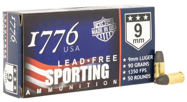 Picture of 1776 Usa Lead Free Sporting 9Mm Luger 90 Gr Lead Free Ball 50 Per Box/20 Cs 