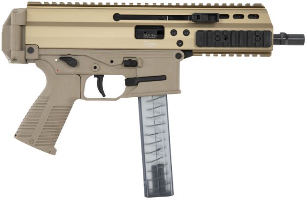 Picture of B&T Firearms Apc9 Pro 9Mm Luger 30+1 6.80", Coyote Tan, Polymer Grip, M-Lok Handgaurd With Pic Rail Slots, Ambi Controls (Oem Mag) 