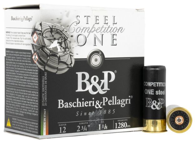 Picture of B&P Competition One Competition 12 Gauge 2.75" 1 1/8 Oz 9 Shot 25 Per Box/ 10 Cs 