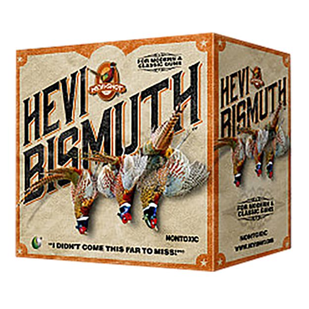 Picture of Hevi-Shot Hevi-Bismuth Upland 20 Gauge 2.75" 1 Oz 1300 Fps Bismuth 3 Shot 25 Bx/10 Cs 