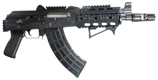 Picture of Zastava Arms Usa Zpap92 7.62X39mm 30+1 10" Black, Polymer Grip, Picatinny Quad Rail, Stock Adapter, Night Muzzle Brake 