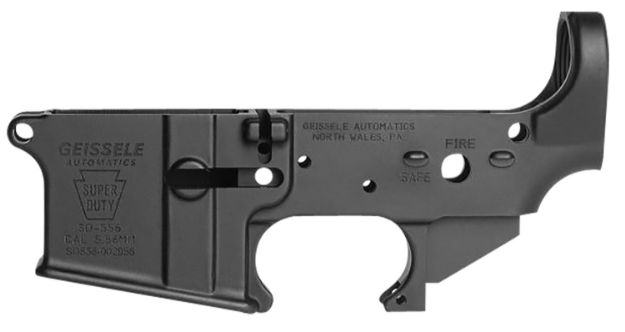 Picture of Geissele Automatics Super Duty Stripped Lower Receiver Black For Ar-15 
