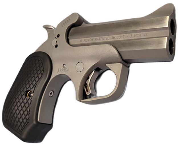 Picture of Bond Arms Barwxl Rowdy Xl 45 Colt (Lc) .410 2Rd Shot 3.50" Matte Stainless Steel Frame Black Extended B6 Resin Grips 