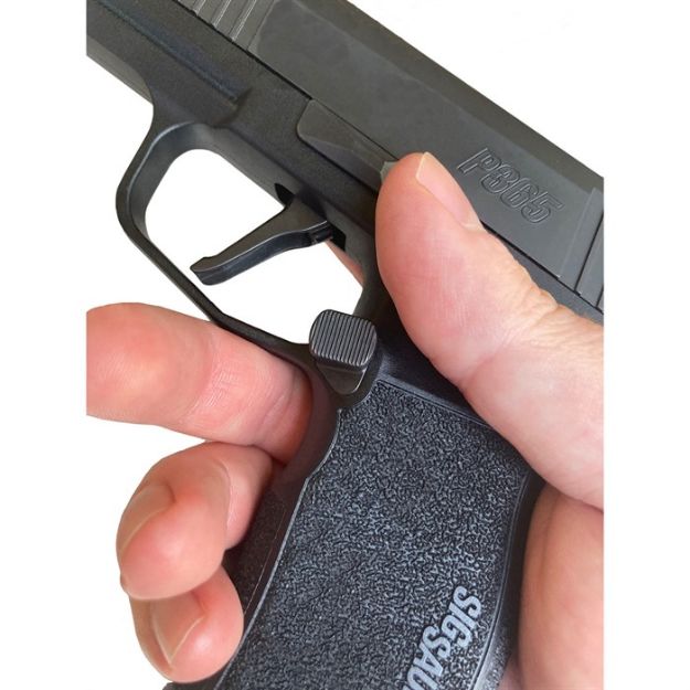 RFA. Offset Extended Magazine Release For Sig P365 Right Hand